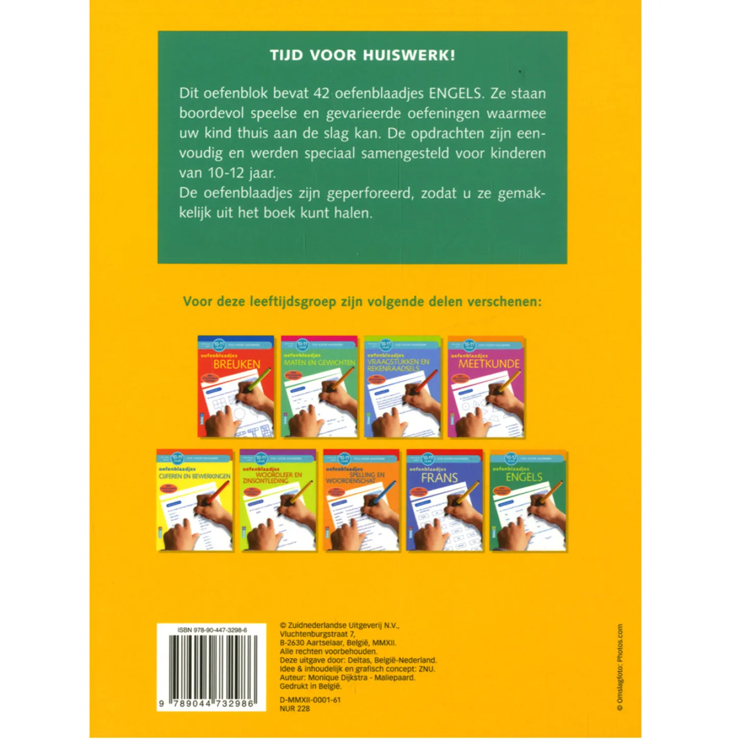 Tijd voor huiswerk Oefenblaadjes Engels 10-12 jr