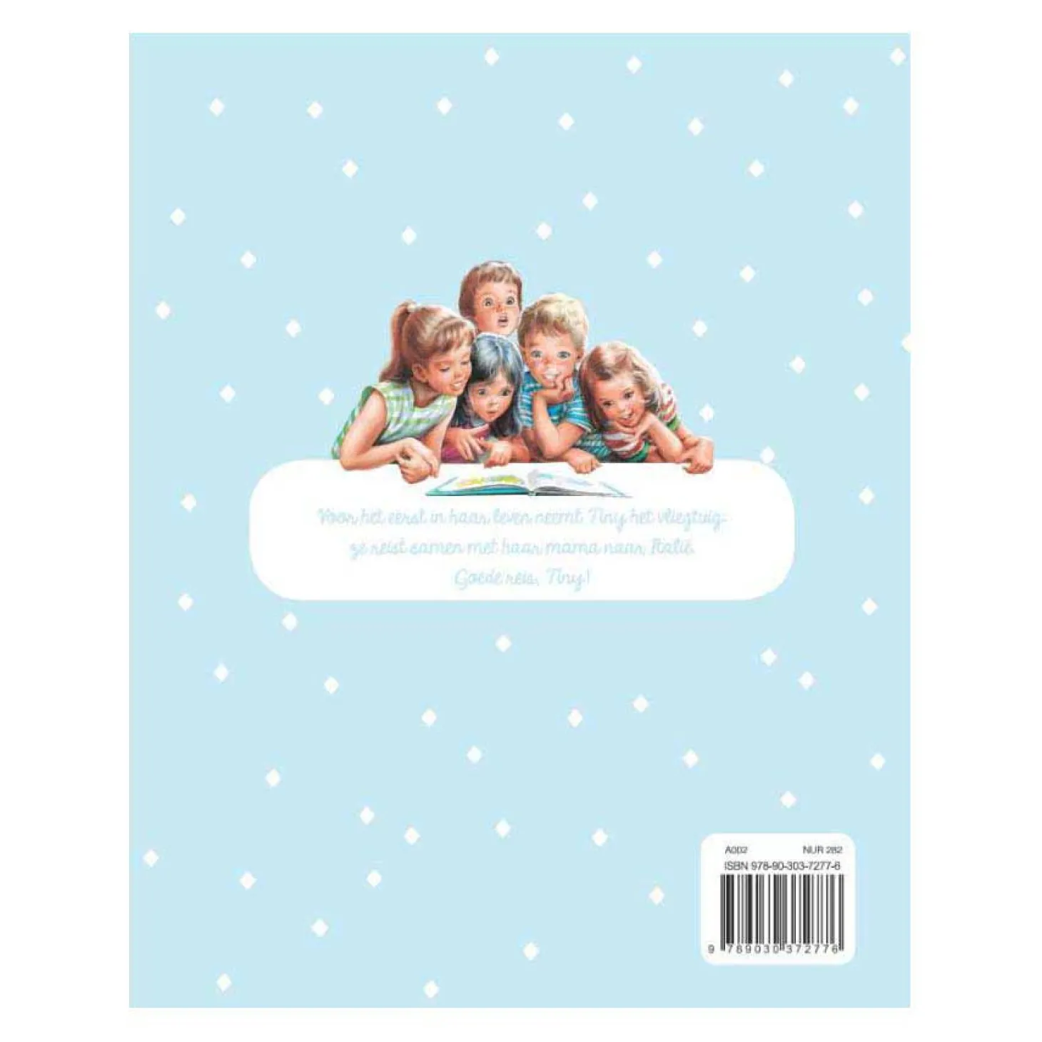 Tiny in het vliegtuig