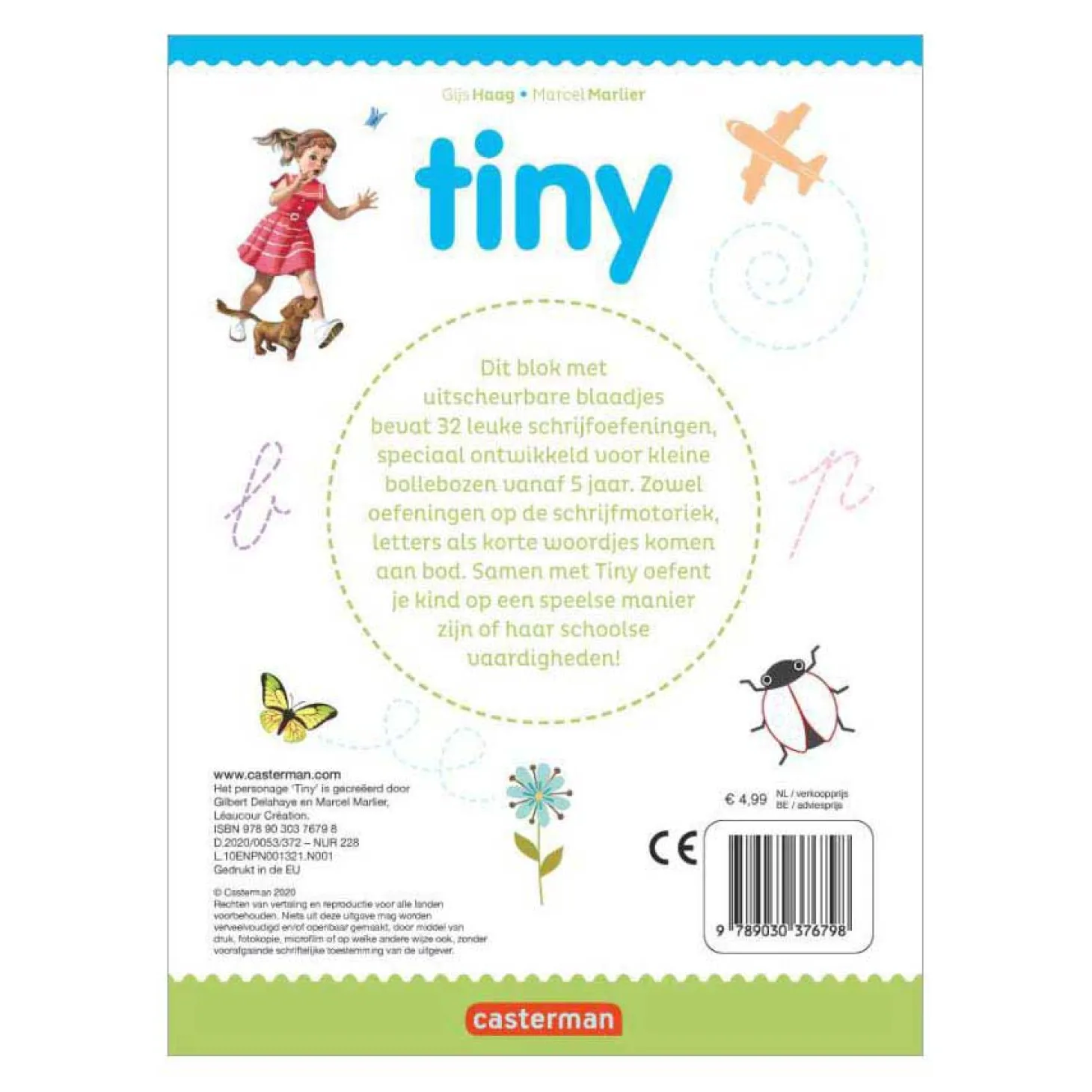 Tiny Oefenblok - Ik leer schrijven 5+