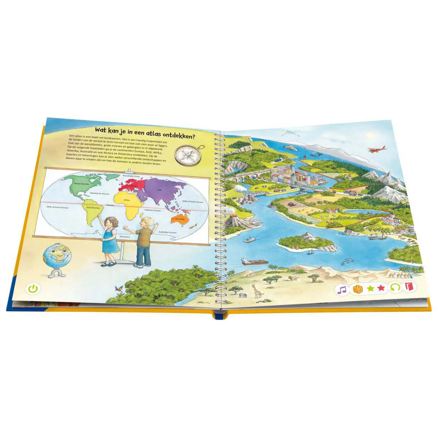 Tiptoi Boek De Wereldatlas