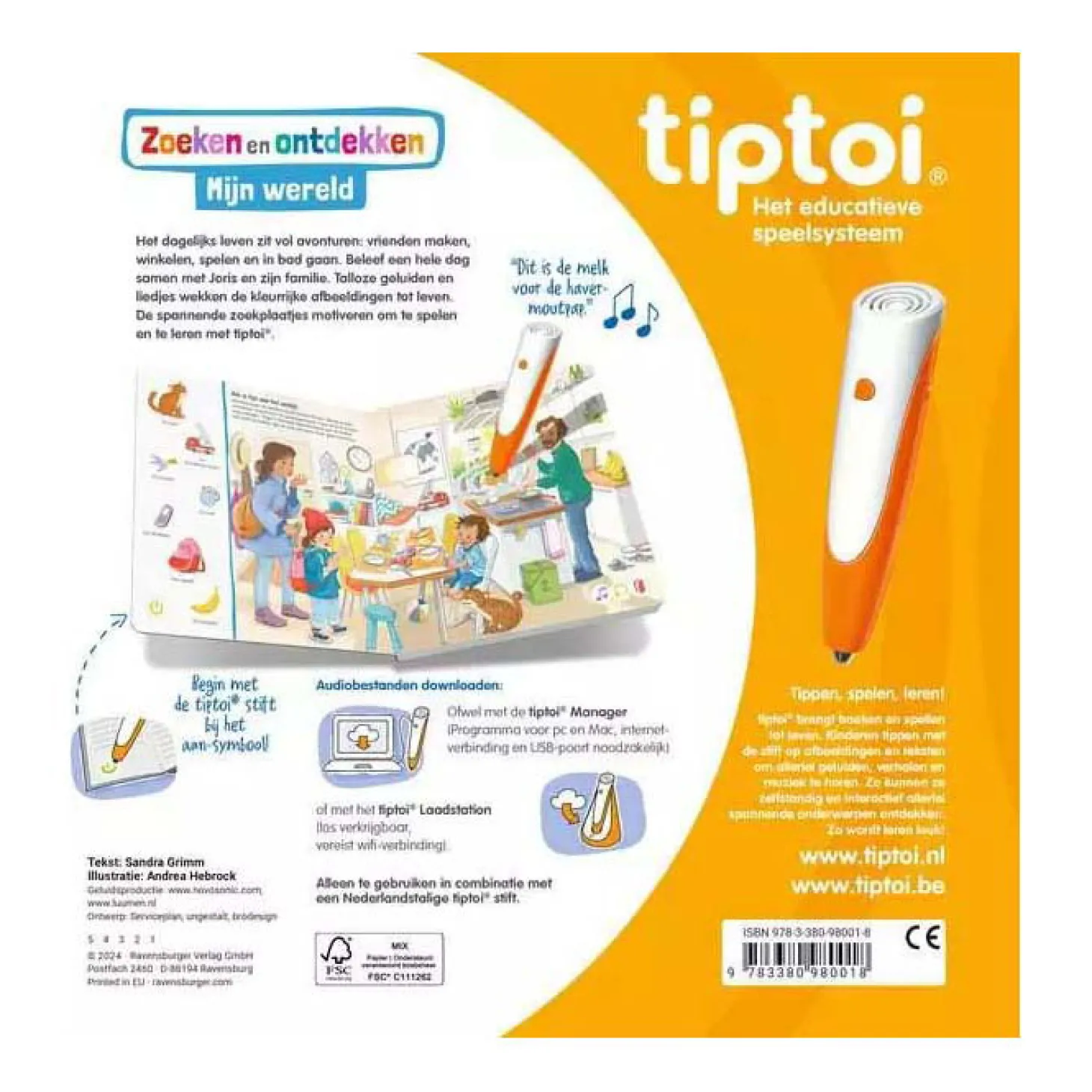 Tiptoi Boek Zoeken en Ontdekken: Mijn Wereld