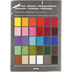 Tissuepapier A4 Gekleurd, 300st.