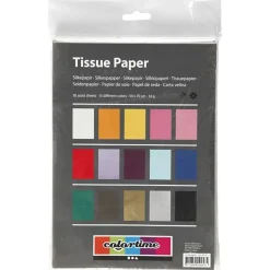 Tissuepapier Gekleurd, 30st.