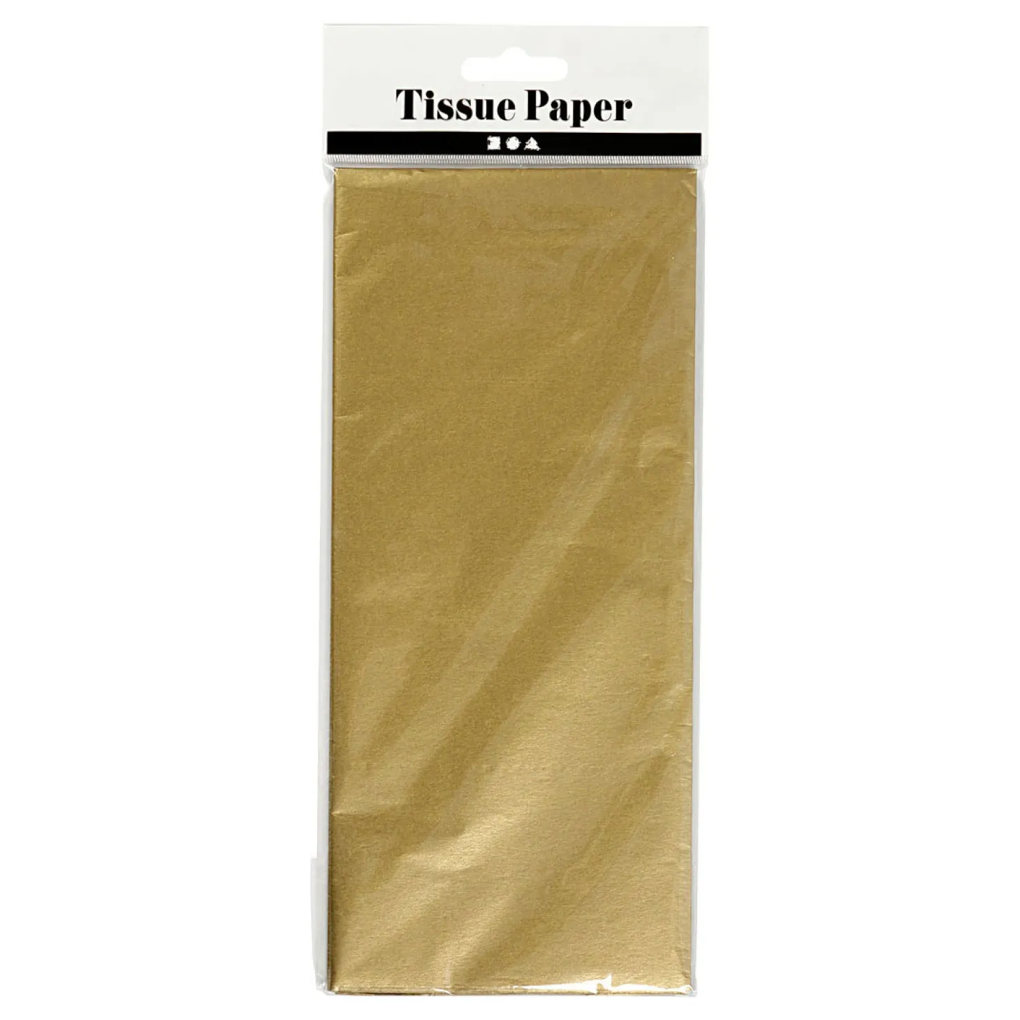 Tissuepapier Goud 6 Vellen 14 gr, 50x70cm