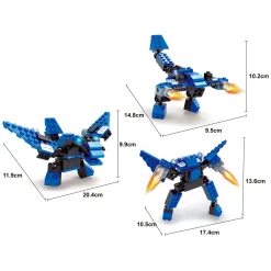 Titans Robot Bouwblokjes Bouwset 3-in-1