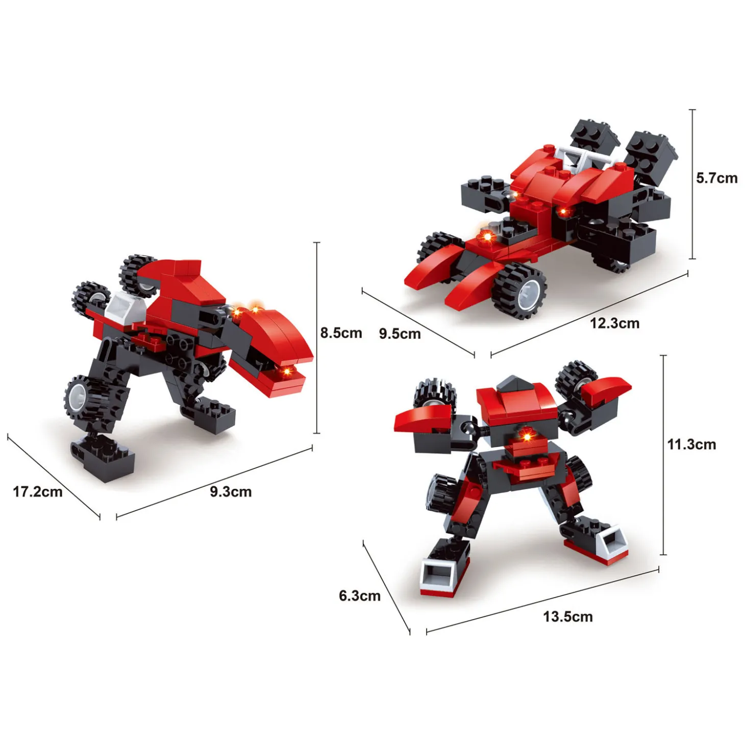 Titans Robot Bouwblokjes Bouwset 3-in-1