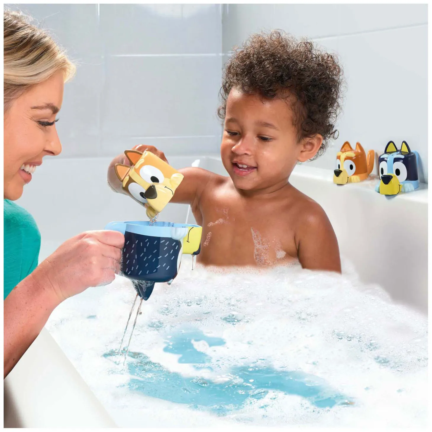 Tomy Bluey Familie Badbekers, 4dlg.
