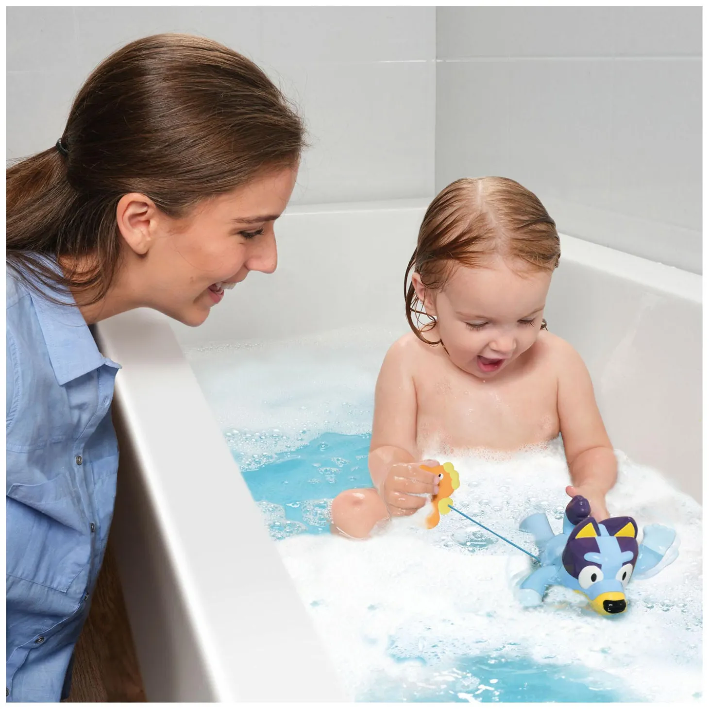 Tomy Zwemmende Bluey Figuur Badspeelgoed