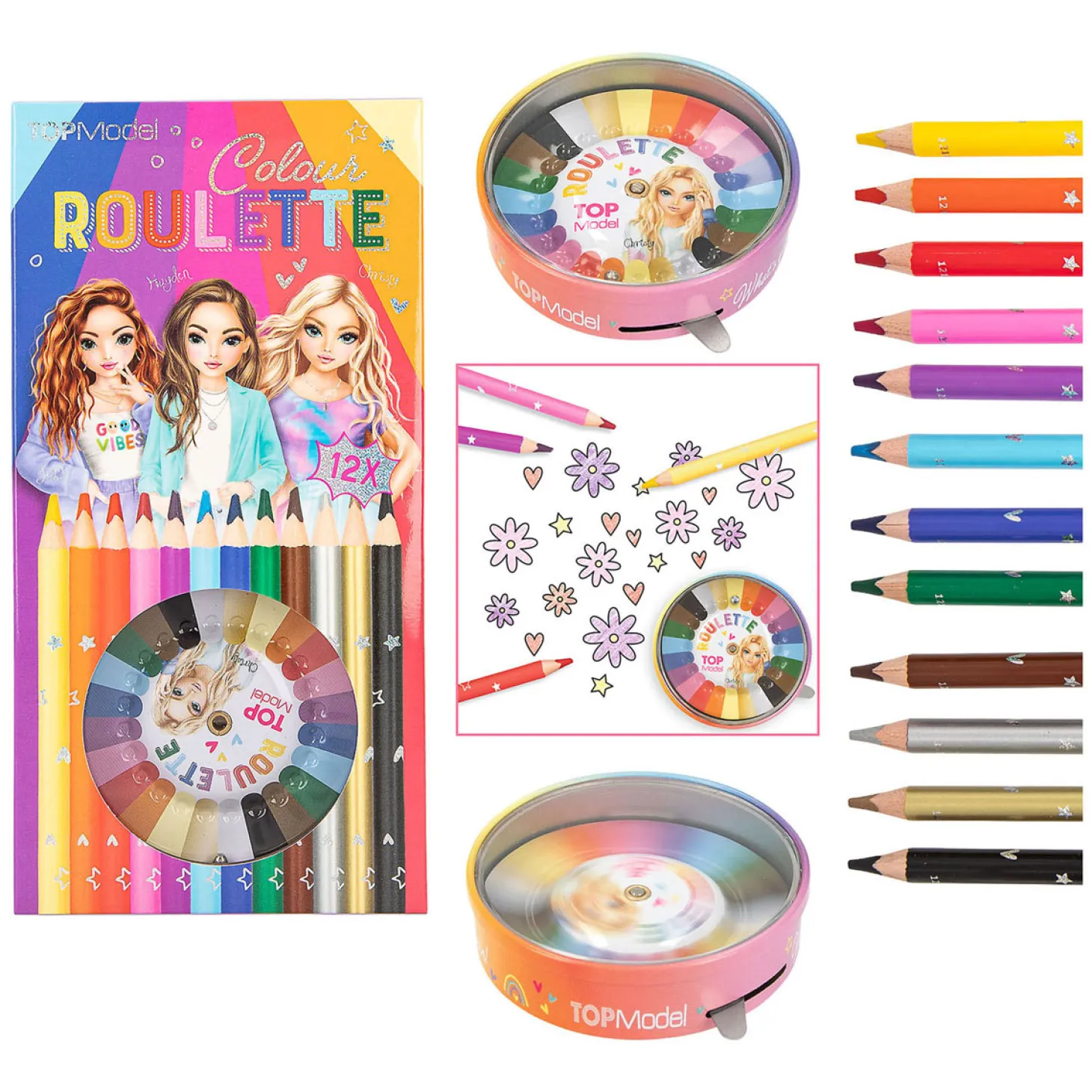 TOPModel Colour Roulette Kleurpotloden