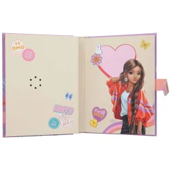 TOPModel Dagboek met Code en Geluid Girl Power