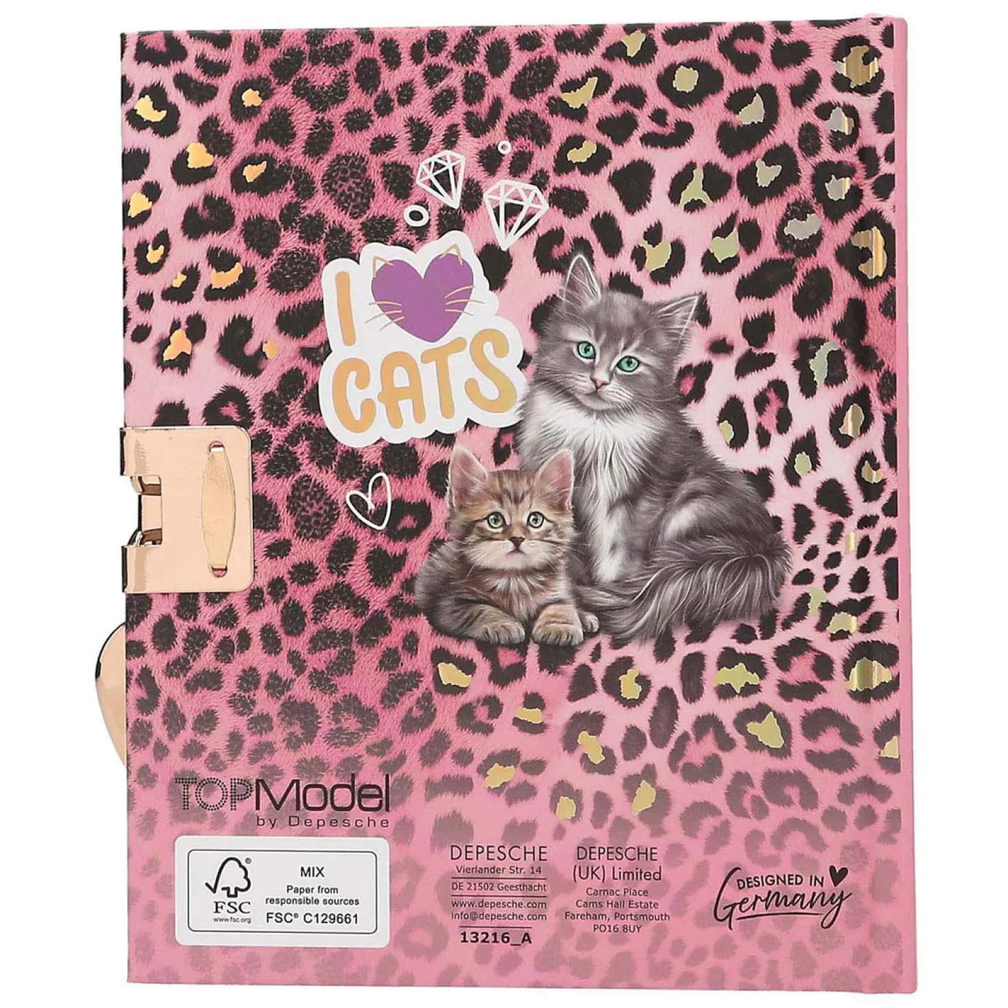 TOPModel Dagboek met Geheime Pen