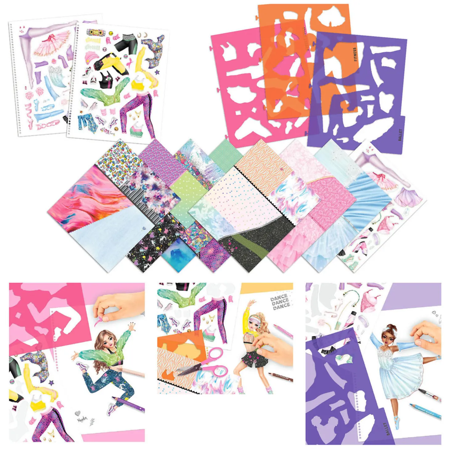 TOPModel Dance Kleurboek