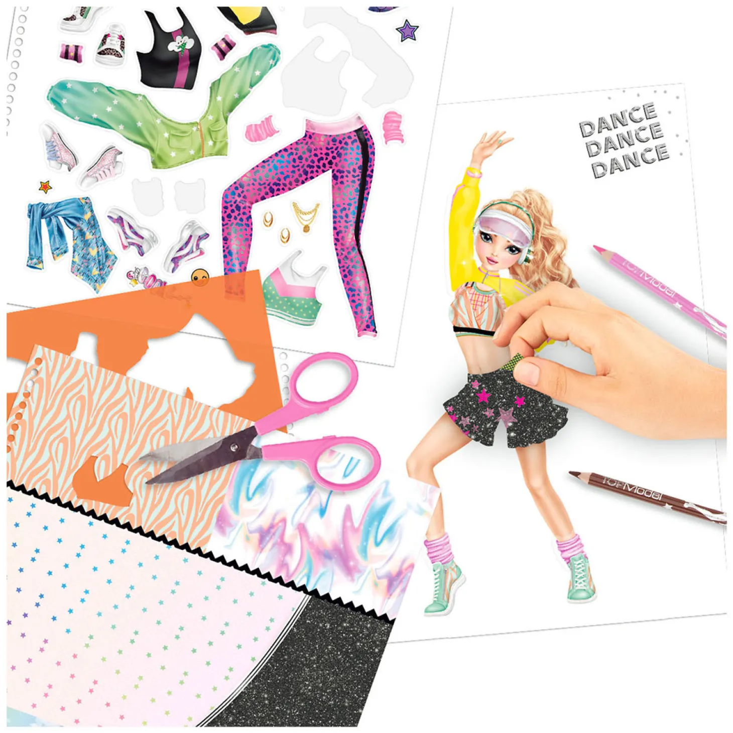 TOPModel Dance Kleurboek