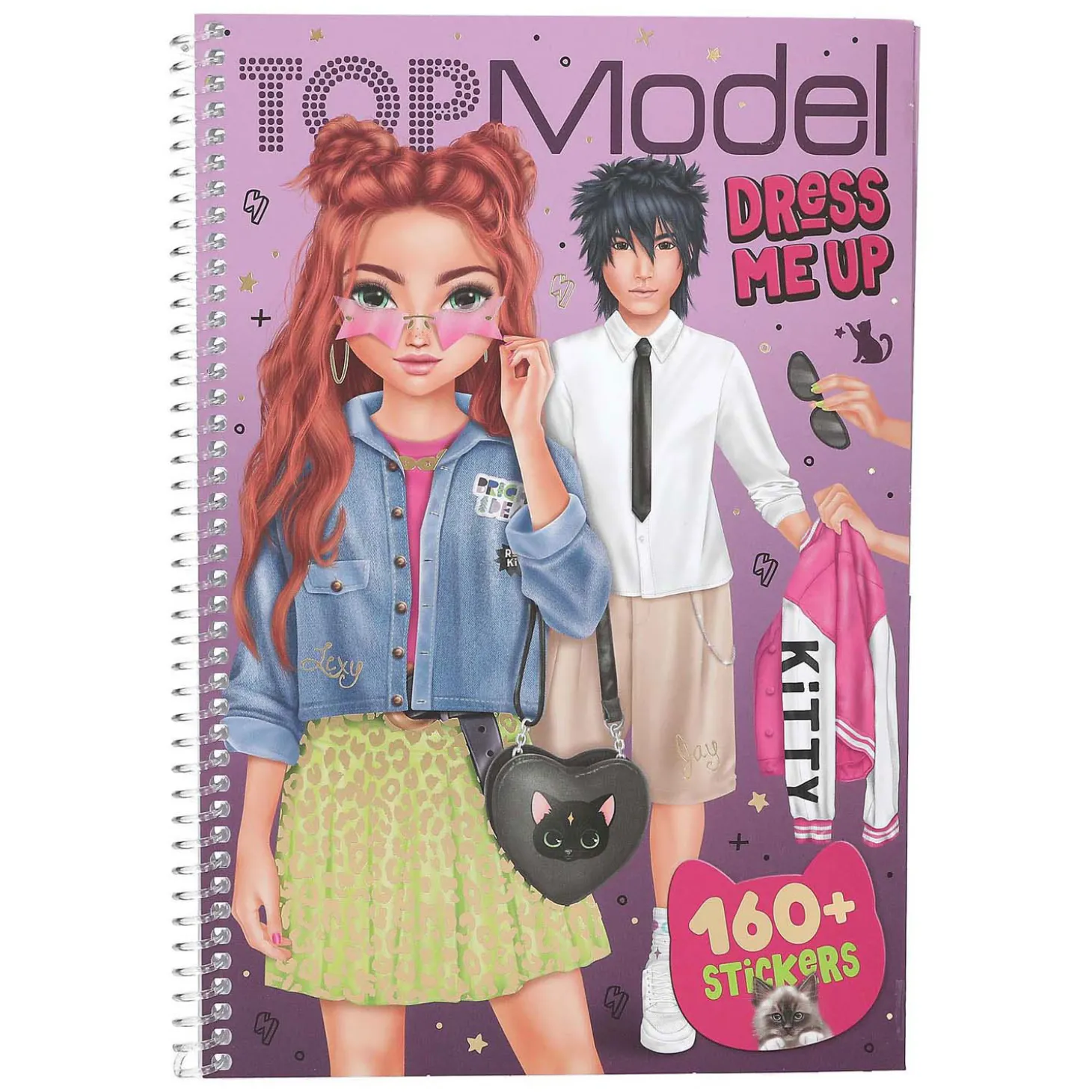 TOPModel Dress me up Stickerboek Groot Rebel Kitty