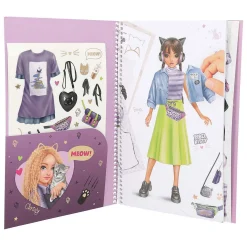 TOPModel Dress me up Stickerboek Groot Rebel Kitty