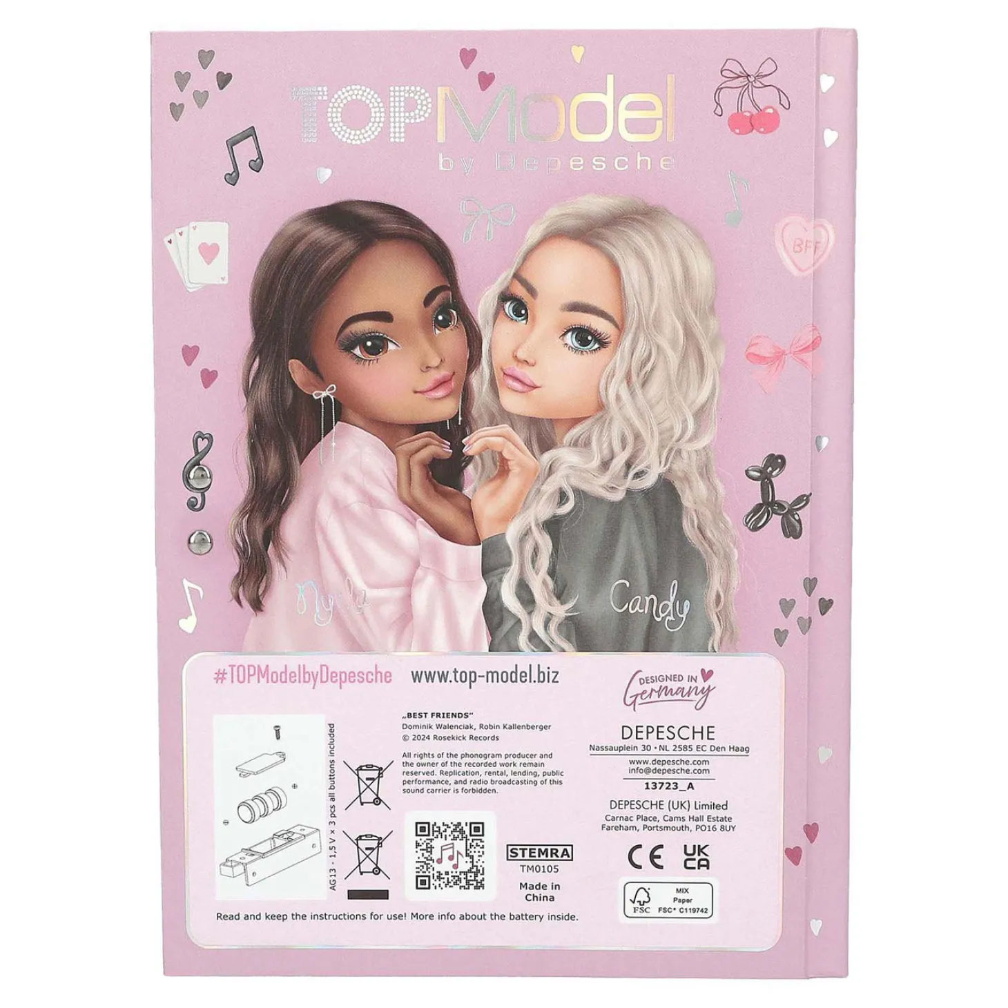 TOPModel Geheim Dagboek met Code