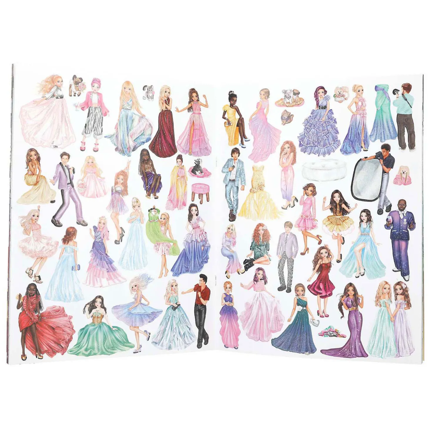 TOPModel Glamour Stickerworld Stickerboek