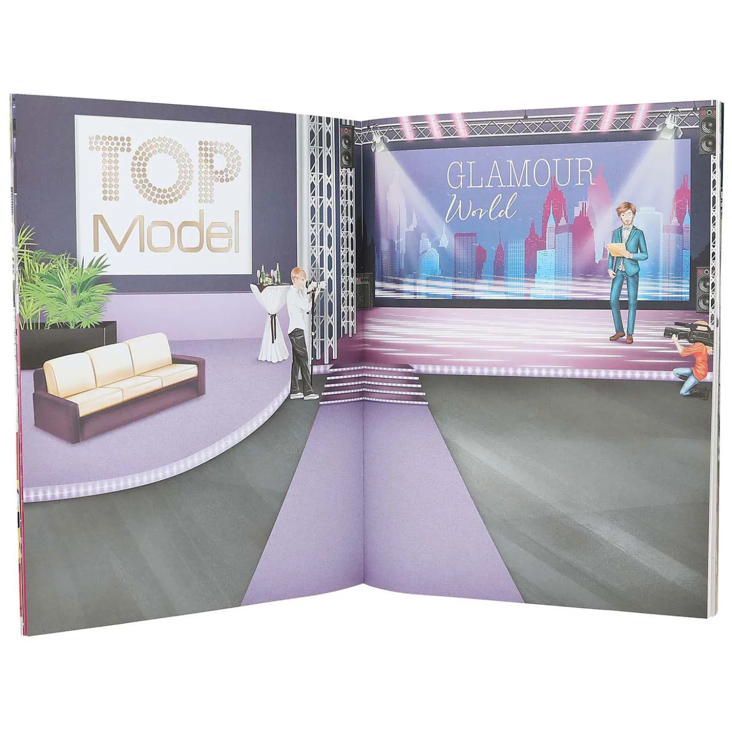 TOPModel Glamour Stickerworld Stickerboek