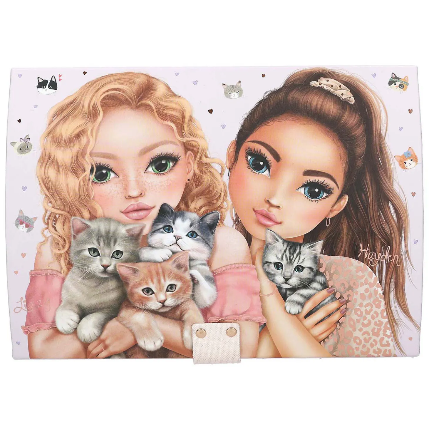 TOPModel Grote Sieradendoos met Code en Geluid Cat Love