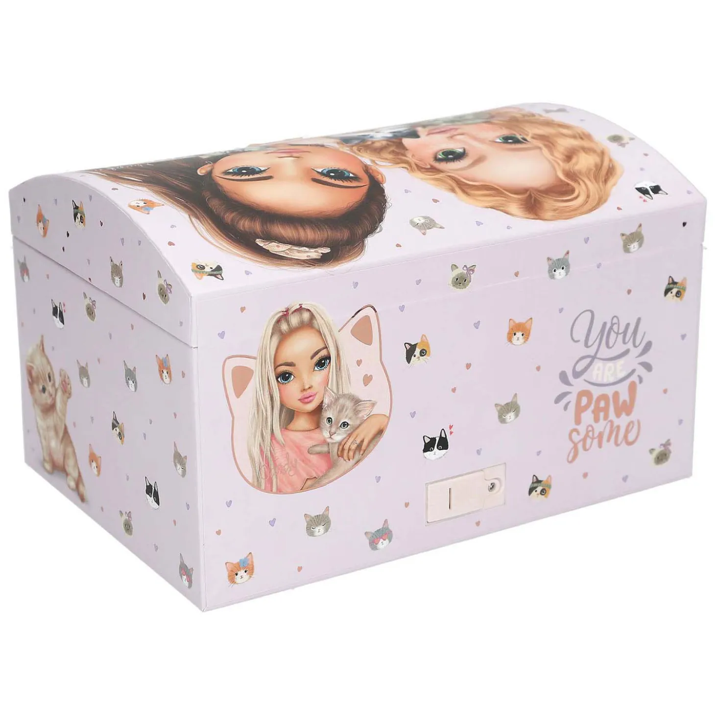 TOPModel Grote Sieradendoos met Code en Geluid Cat Love