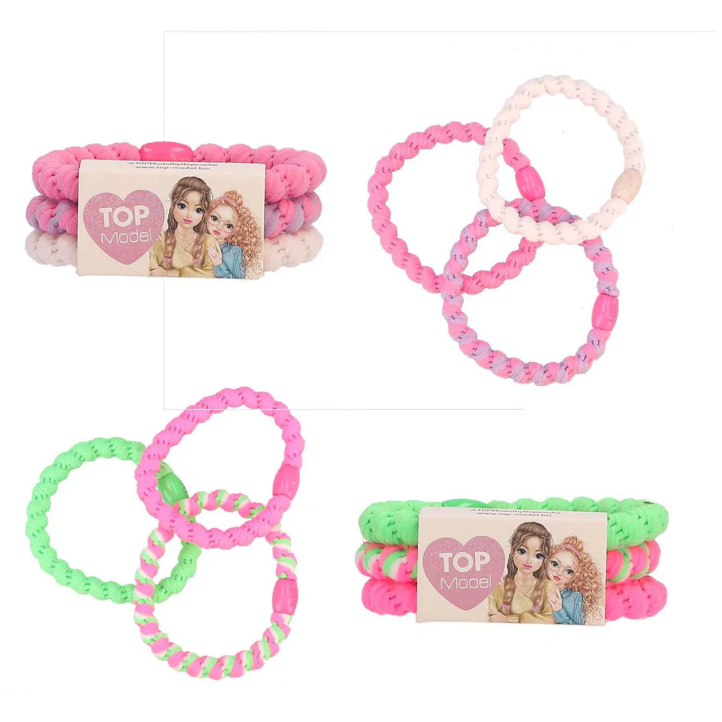 TOPModel Haarelastiekjes, 3st.