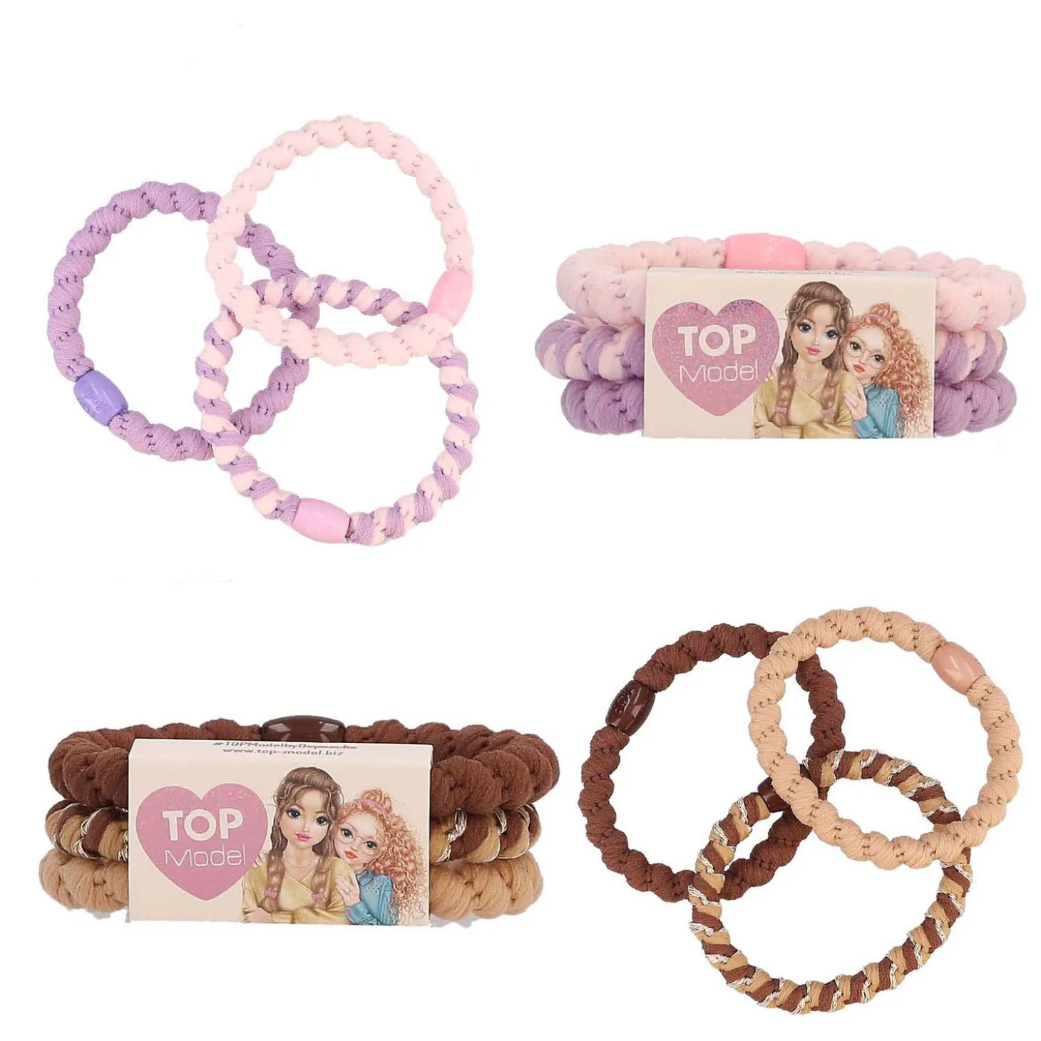 TOPModel Haarelastiekjes, 3st.