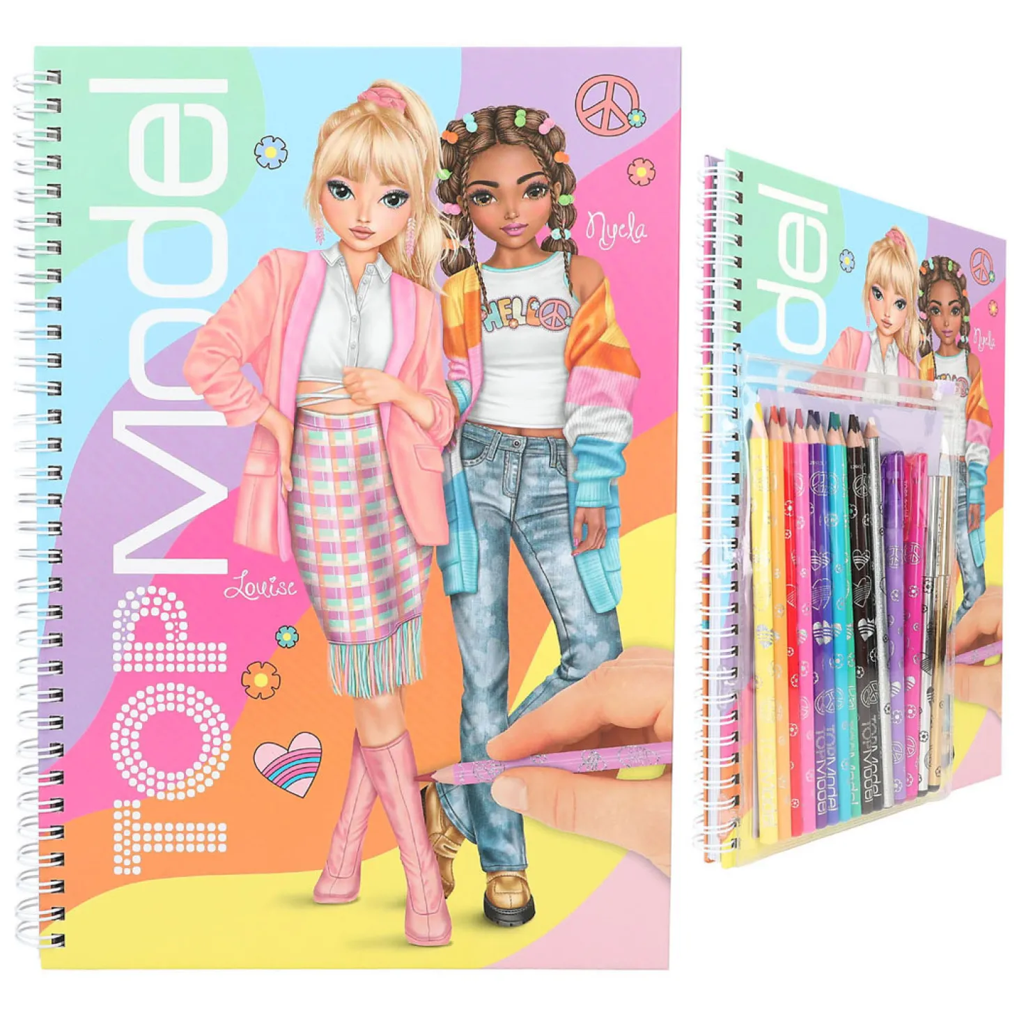 TOPModel Kleurboek met Potloden