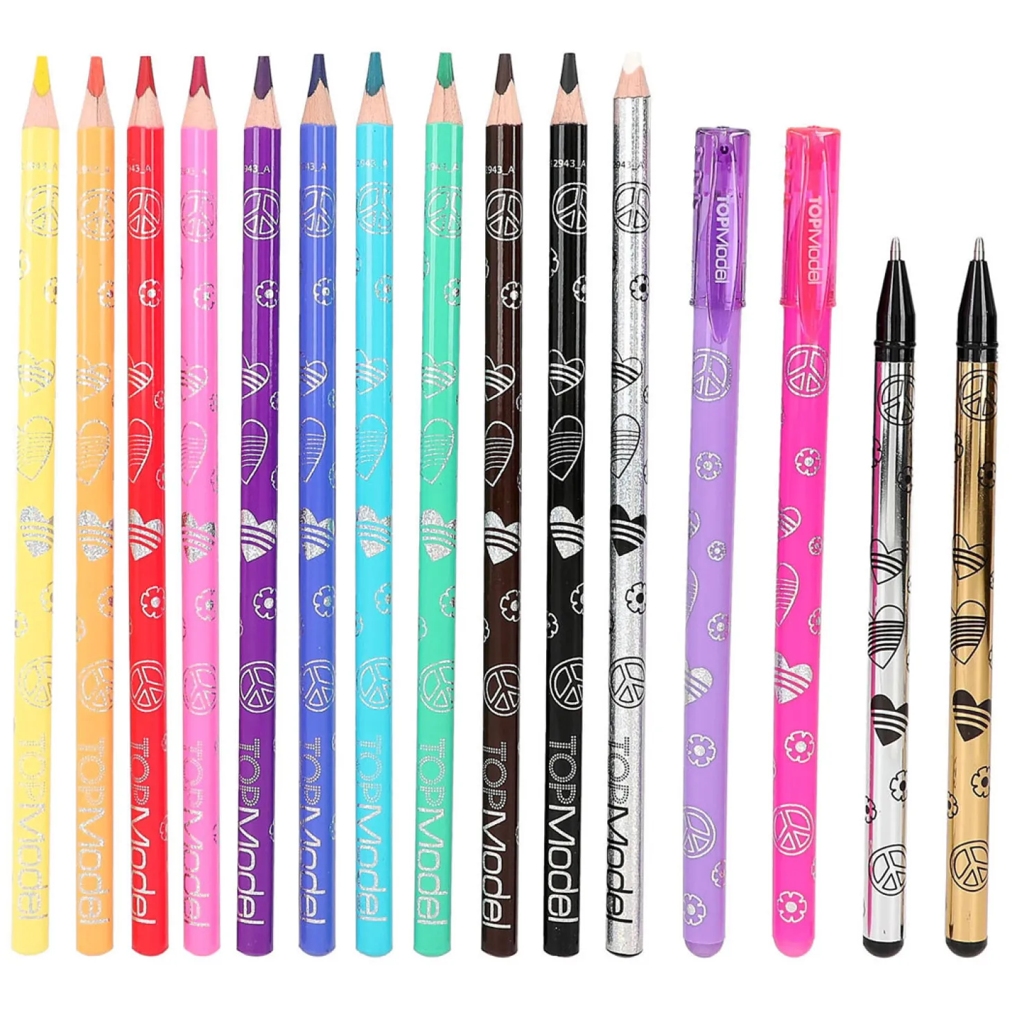 TOPModel Kleurboek met Potloden