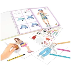 TOPModel Kleurboek met Potloden