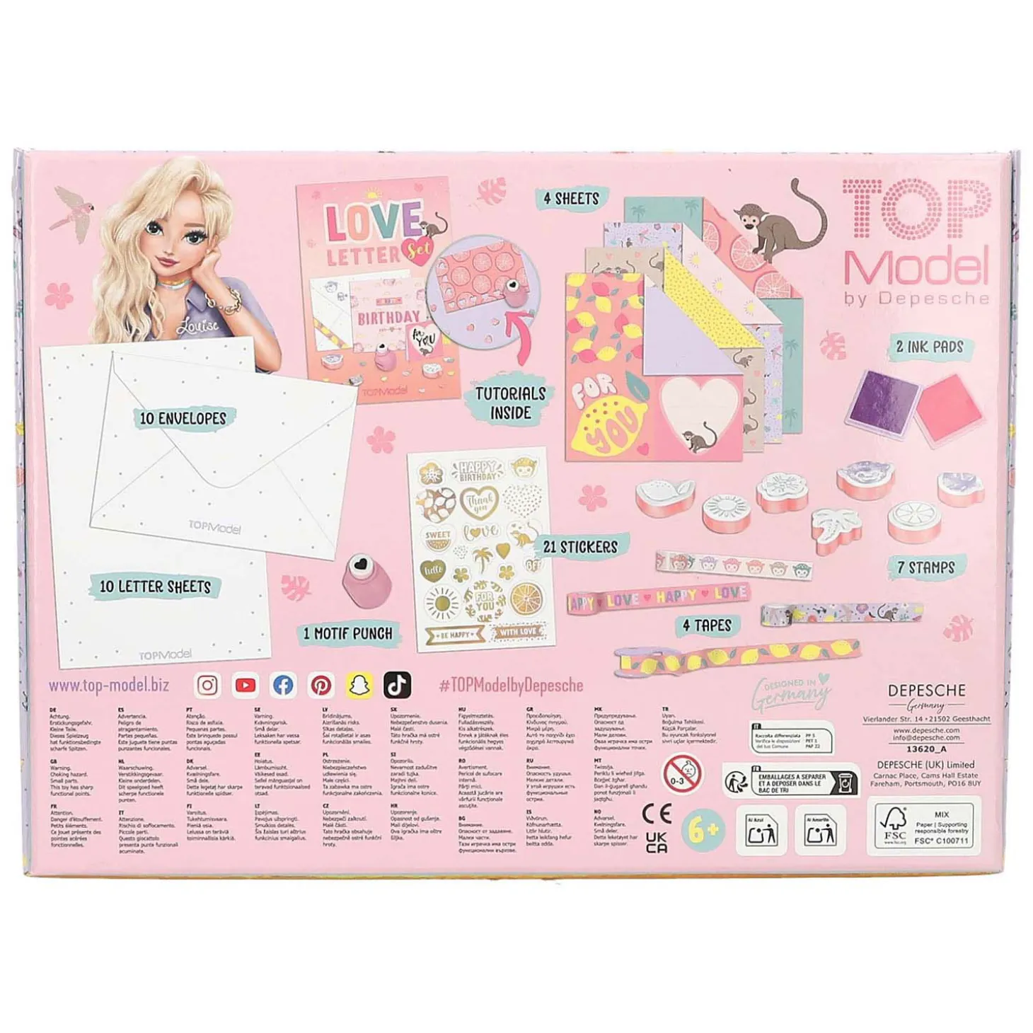 TOPModel Love Letter Set Juice