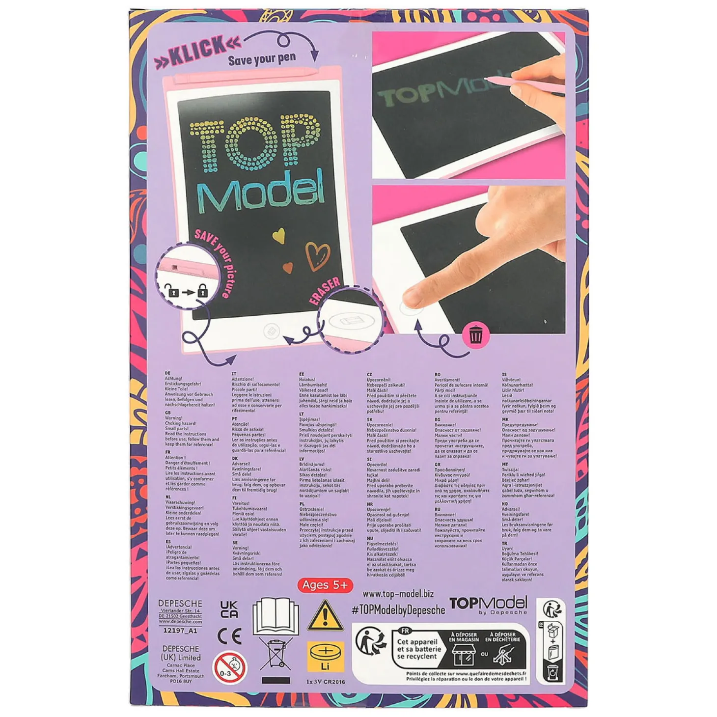 TOPModel Magic Board Tekenbord