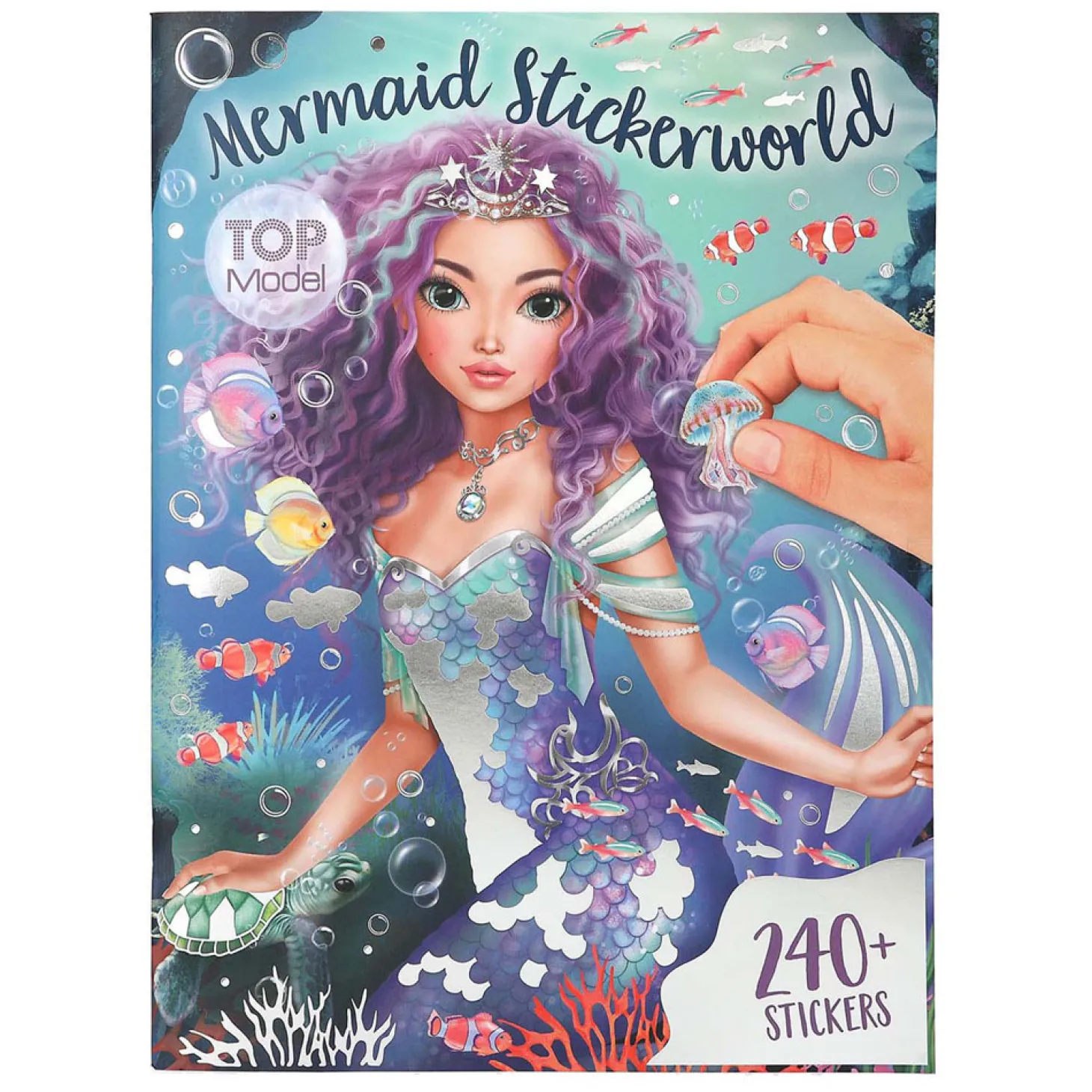 TOPModel Metallic Stickerworld Zeemeermin Stickerboek