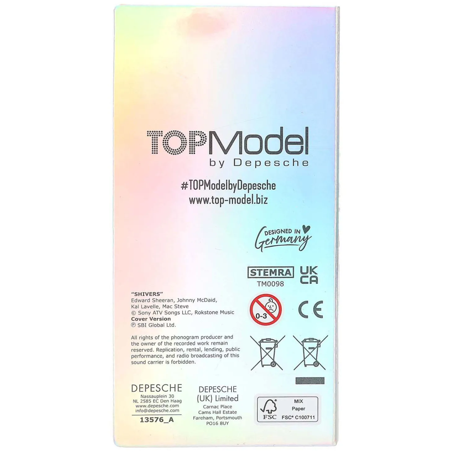 TOPModel Mini kleurboek met Geluid