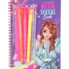 TOPModel Neon Doodle Kleurboek met Neon Stiften