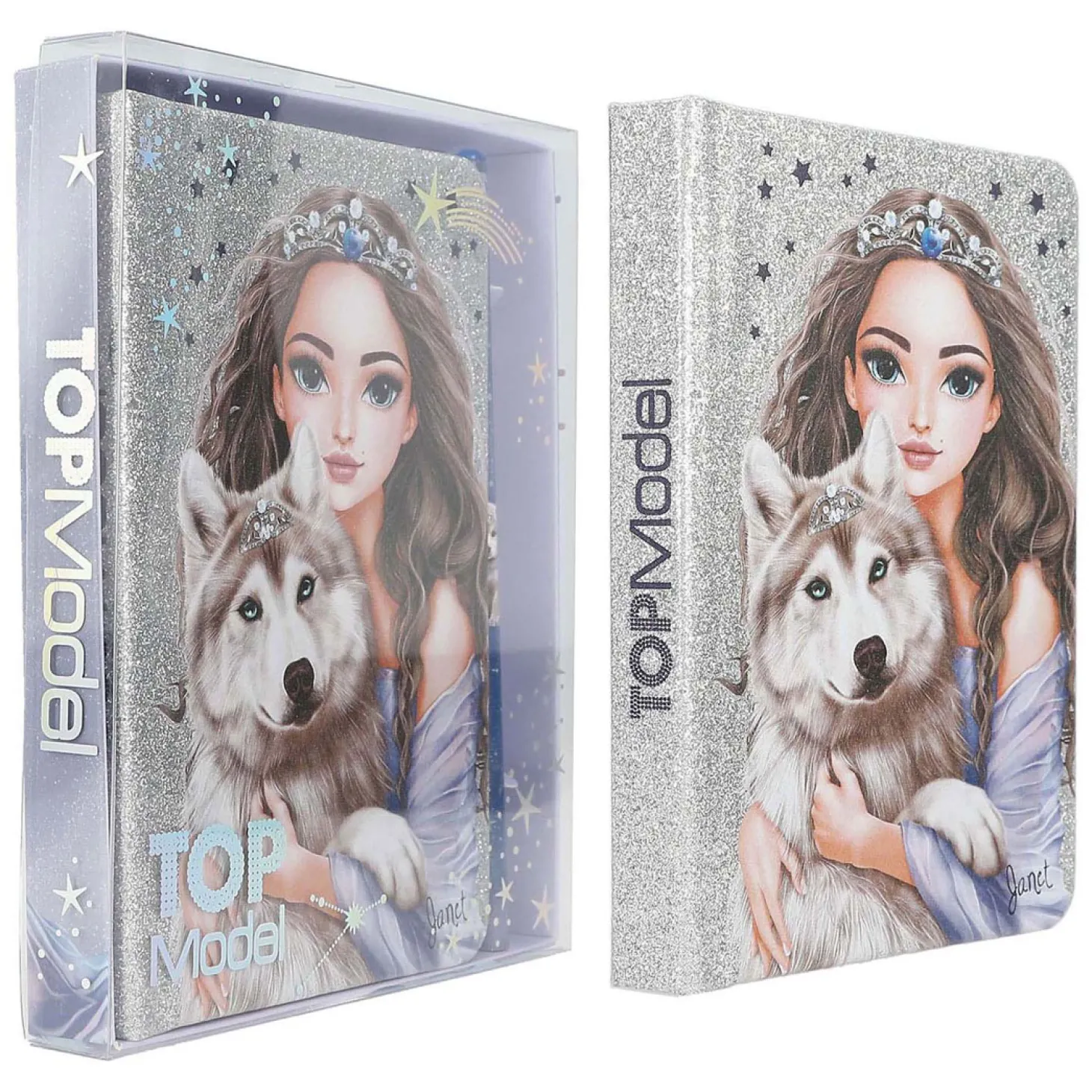 TOPModel Notitieboek & Potlood Wolf