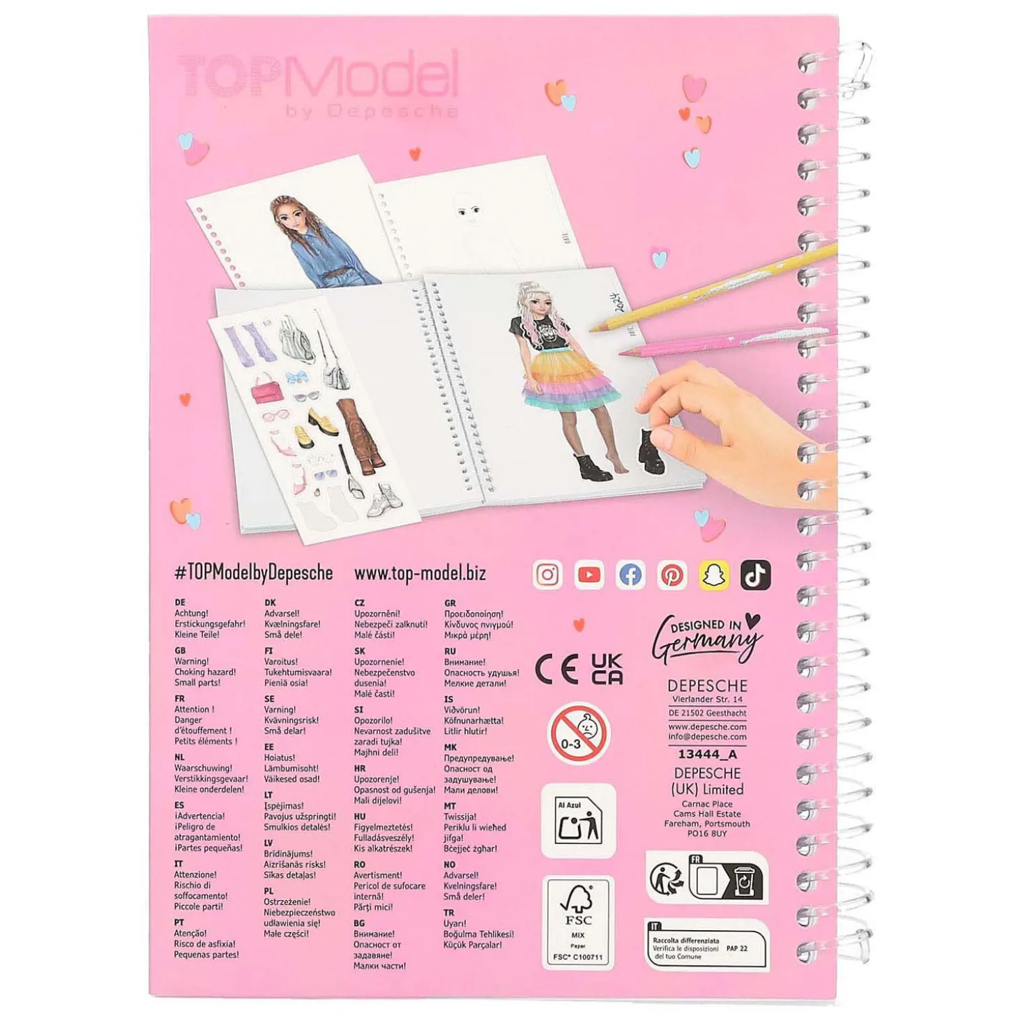 TOPModel Pocket Kleurboek
