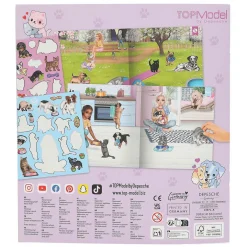 TOPModel Stickerworld Stickerboek Kitty and Doggy