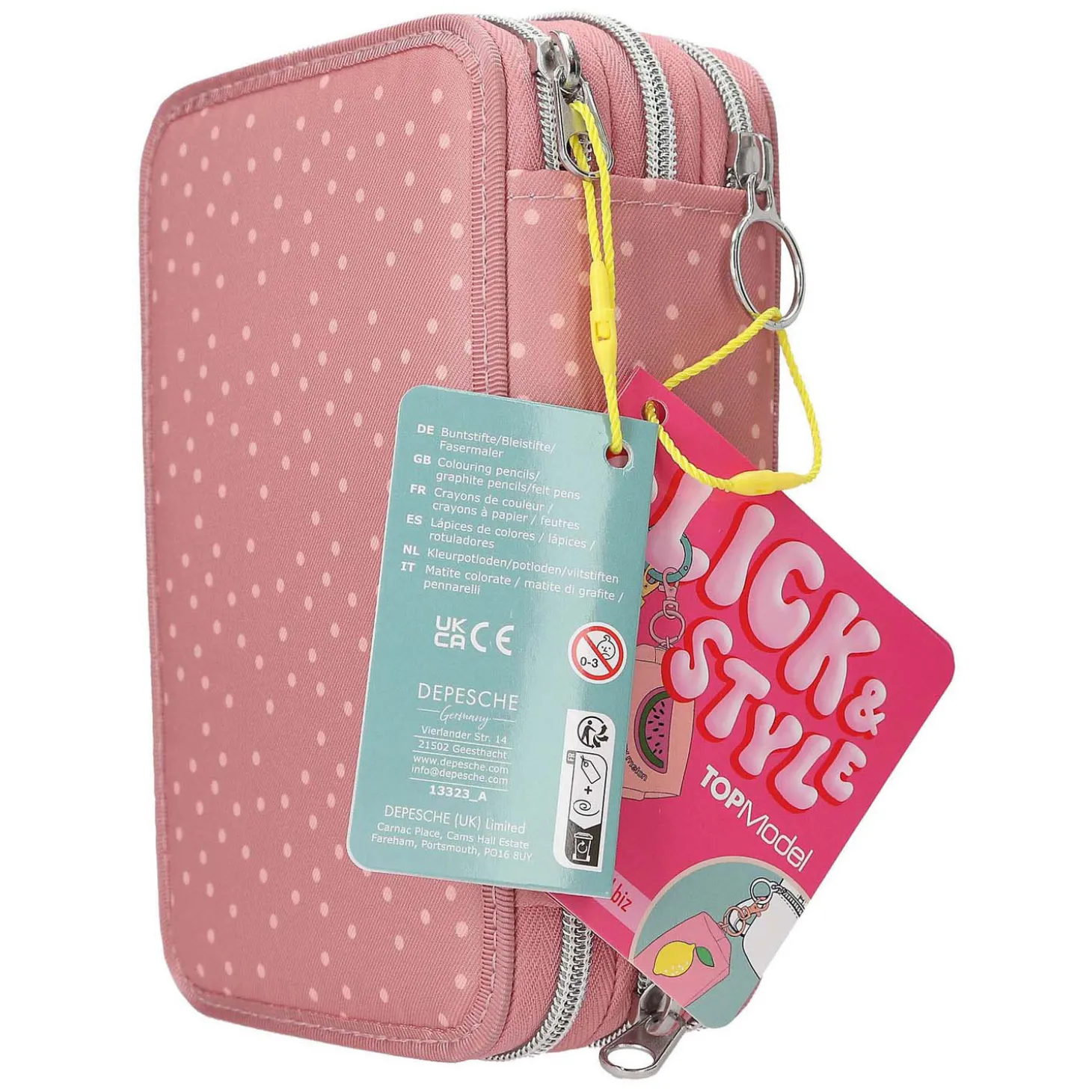 TOPModel 3-vaks Gevulde Etui Aapjes Juicy