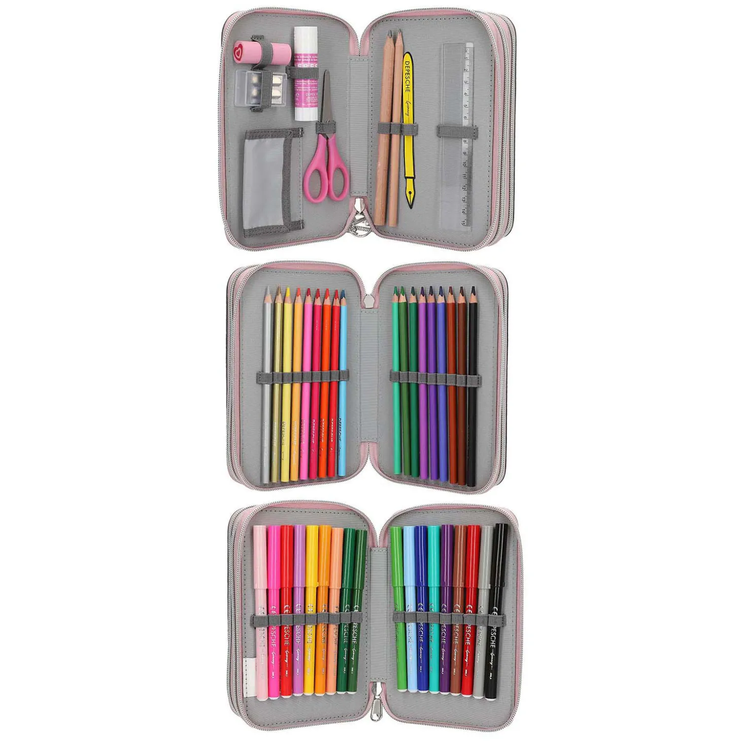 TOPModel 3-vaks Gevulde Etui My Bff