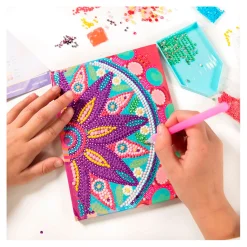 Totum Diamond Painting Dagboek - Flower Mandala Roze