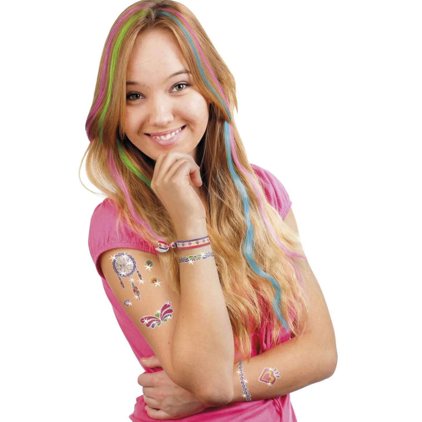 Totum Glamz Glitter Tatoeages en Haarkrijt