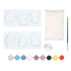 Totum 3in1 Stitch Diamond Painting, Armbanden maken en Gips Gieten Knutselset