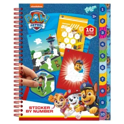 Totum PAW Patrol Stickeren op Nummer Boek