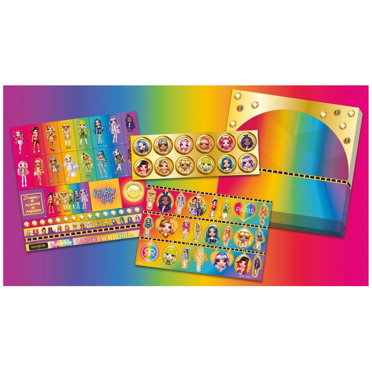 Totum Rainbow High - Stickerset