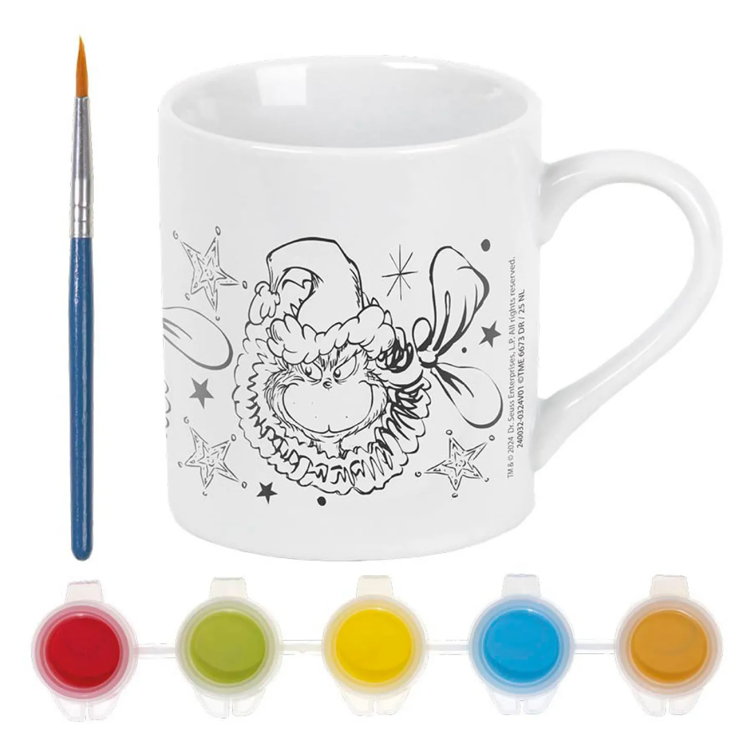 Totum Verf je eigen Mok Grinch