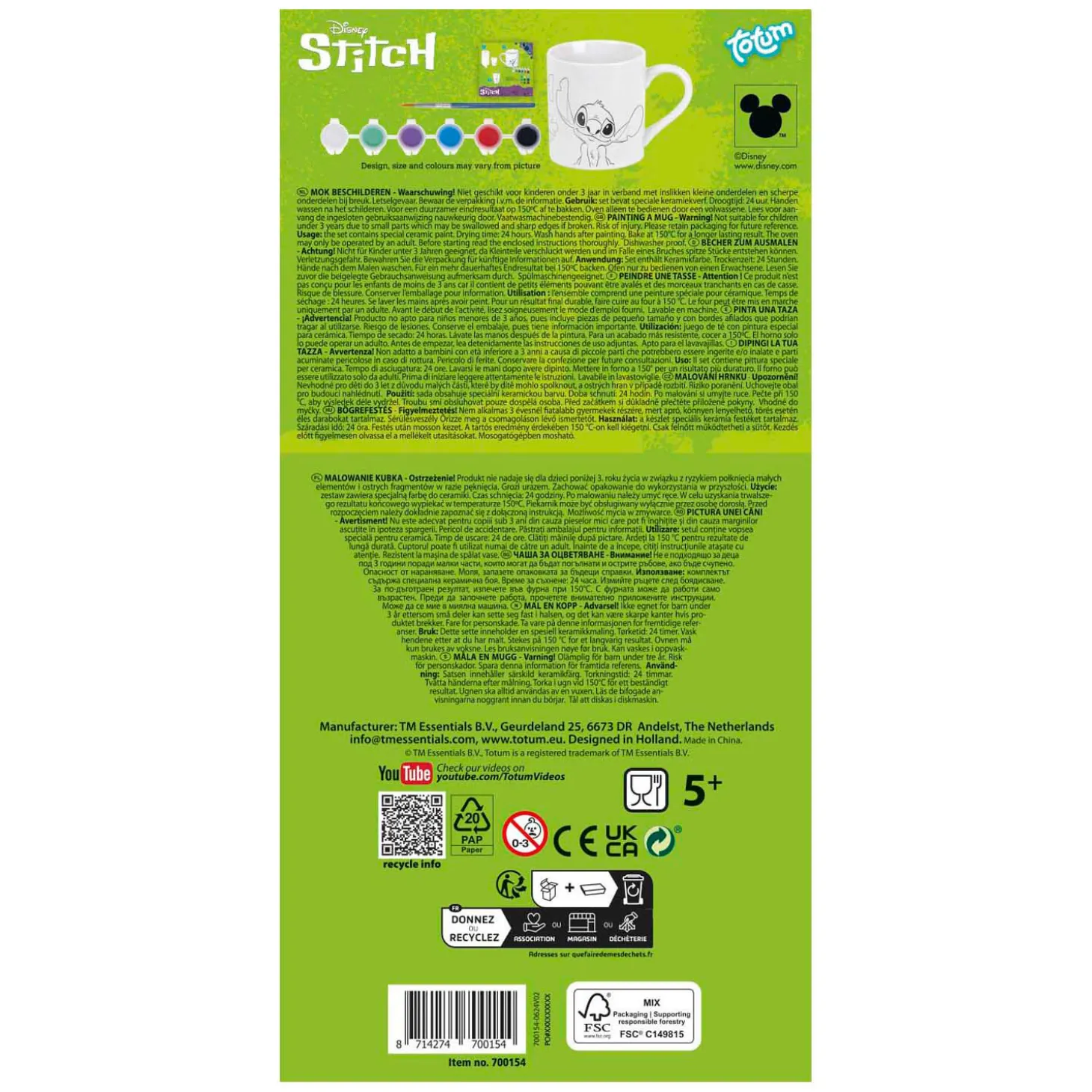 Totum Verf je eigen Mok Stitch