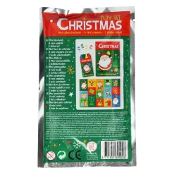 Traktatiesetje Kerstmis Kleurset met Krijtjes en Stickers