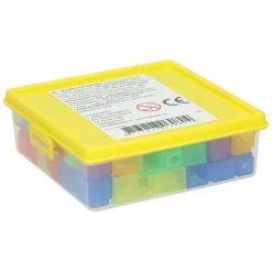 Transparante Gekleurde Telblokjes - 90st.