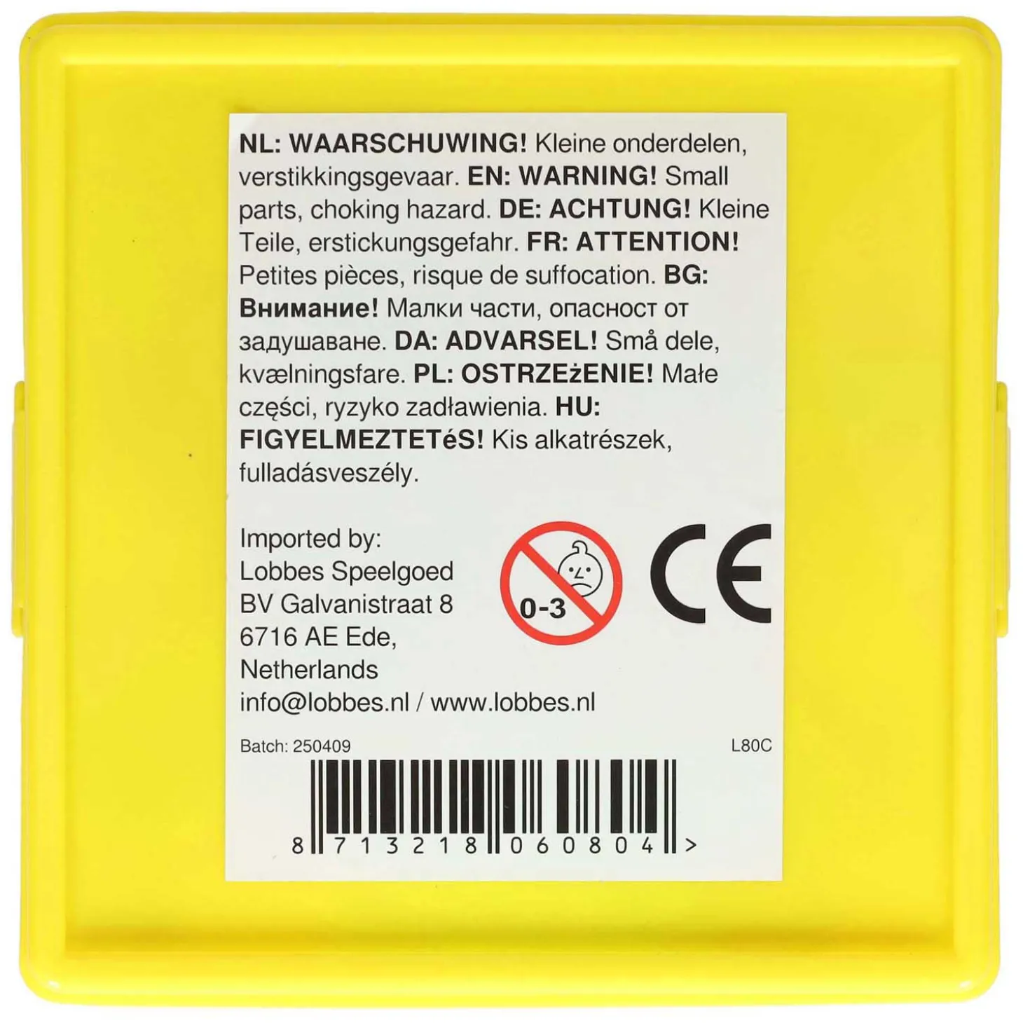 Transparante Gekleurde Telblokjes - 90st.