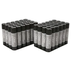 Transparante Lijmstift Rond, 48st.